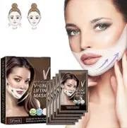 V Line Lifting Mask Double Chin Reducer - Lift and Firm Face, All Skin Types 2 Pack-10pcs