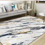 3D Gray Blue Texture NAO2762 Game Rug Mat Elegant Photo Carpet Mat Fay
