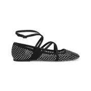 [Jimmy Choo] Jimmy Choo-Black Astoria Mesh Ballerinas-Donna 39.5 IT