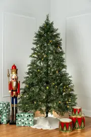 The Scottish Pine 7ft/2.1m Pre-Lit Christmas Tree