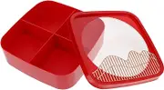 COLLBATH Practical Multi Grid Snack Tray Food Storage Container for Dried Fruits Nuts and Candies for Home Use as Unique Housewarming Present