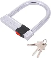 KOMBIUDA Bike U-Shaped Lock Anti Theft Chain Lock Robust Longevity for Bicycles Outdoor Cycling Security