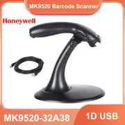Honeywell Voyager MK9520-32A38 1D Laser Barcode Scanner Imager w USB Cable Stand
