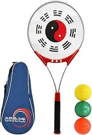 Qianly Tai Racket,Softball,Taiji Force Racket with Taiji Ball for Individual Performance