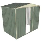 Build-a-Shed 2.3 x 1.5 x 2.3m Front Gable Single Sliding Door Shed - Green