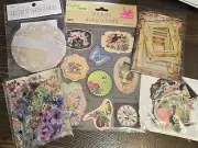 5 PACKS 140+ Pc Bundle Junk Journal Vintage Ephemera Scrapbooking Pin-up Girls
