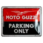 【德國LOUIS】MOTO GUZZI PARKING ONLY金屬牌 摩托車馬口鐵牌復古經典裝飾牌編號10015149