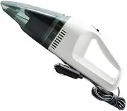 ROMISBABA Portable Handheld Vacuum Cleaner for Car Large Wet Dry Dual Use Lightweight Design Easy to Operate for Quick Cleanup of Dust Hair and Spills White