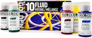 Golden Artist Colors, Fluid Acrylics, 10-Color Mixing Set