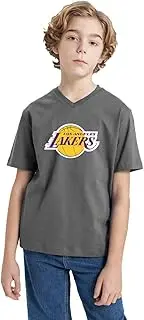 Outerstuff Los Angeles Lakers Youth Boys Size Primary Team Logo Jersey Shirt