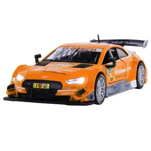 【KIDMATE】1:32彩繪聲光合金車 Audi RS 5 DTM(正版授權 迴力車模型玩具車 賽車限定彩繪)