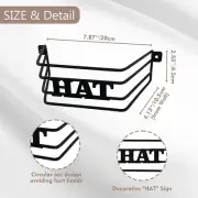 Hat Rack Metal Organizer Baseball Holder Space saver