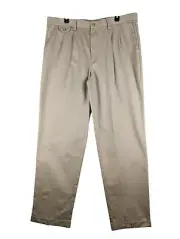 Dockers Pants Mens 38x34 Original Khaki Pleated Cuffed Pants Relaxed Fit NWT