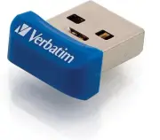 Verbatim 32GB Store 'n' Stay Nano USB 3.2 Gen 1 Flash Drive 32GB, Blue