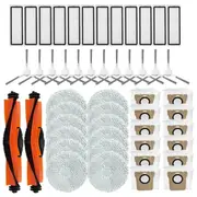 For Robot Vacuum X20+/X20 Plus Replacement Parts Accessories Roller Side Brush Hepa Filter Mop Cloth Dust Bag