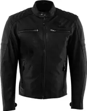 Rusty Stitches Jari, leather jacket , color: Black , size: M