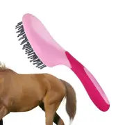 1xHorse Mane & Tail Brush Specialized Detangler Horse Equine Hair Brush Non-slip
