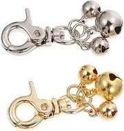 2 Pack Cat Bells Small Pet Charms Adjustable Noise Maker for Pet Pendants