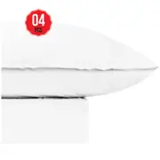 Odyssey Living Bamboo Linen Sheet Set 4 Piece King White