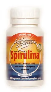 LifeStream Bioactive Spirulina 400 mg 100 Vcaps