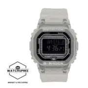 Casio G-Shock DWE-5600 Lineup Bluetooth® WhiteTranslucent Resin WatchDWB5600G-7D
