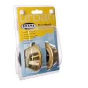 Brava Urban Deadbolt Double Cylinder Polished Brass D372DP