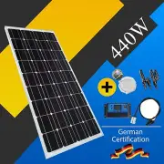 440W Mono Solar Panel Kit 12V 400 Watt Caravan Camping Home Battery Charging