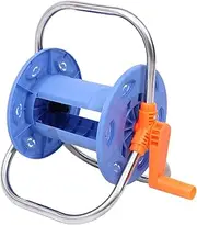 TEHAUX Rotating Garden Hose Reel with Hand Roller Easy Hose Storage for Water Pipe Durable and Material Simple Assembly and Detachable Design for Outdoor Use