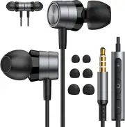 Noise-Isolating in-Ear Headphones with Mi Wired 3.5mm Jack Earbuds with Volume