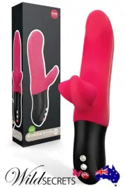 NEW Fun Factory Bi Stronic Fusion 8.5 inch Pulsing & Thrusting Rabbit Vibrator