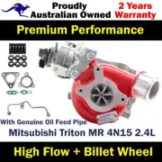 GEN1 High Flow Billet Turbo+Oil Feed Pipe For Mitsubishi Triton MR 4N15 2.4L (for: Mitsubishi)