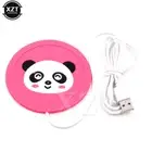 HOT 5V USB Warmer Gadget Cartoon Silicone Thin Cup-Pad Coffee Tea Drink Usb Heat