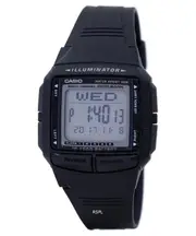 Casio Multi-lingual Databank Illuminator Dual Time Digital DB-36-1AV Mens Watch
