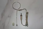 Single Earhook Headset Mic Headworn Microphone For Sennheiser Wireless Beige