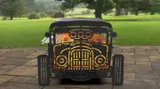 Firepit Collapsible Fire Pit Hot Rod Classic CarArt Gift