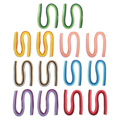 1680pcs Quilling Strips Paper 5mm 21" 53cm Origami Paper for Art DIY 7 Colors