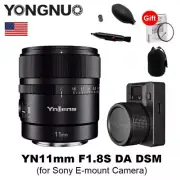 YONGNUO YN11mm F1.8S DA DSM WL APS-C Auto focus Wide Angle Lens Sony E Camera US