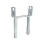 Sunrise Flat Roller Bracket Twin Stem - 6" (150mm), 17mm - RBFTS6