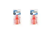 2x Formula Sports Plastic Kelly Pool Shaker & Marbles Billiard Game Tally Red