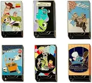 [Funko] Loungefly - Disney Pixar - VHS Tapes - Mystery Enamel Pin - 1 Of 6 to Collect - Styles Vary - Wall-E - Blind Box Enamel Pins - Cute Collectable Novelty Brooch - for Backpacks & Bags - Gift Idea