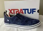 XTRATUF Men's Sharkbyte Eco Camo Deck Shoe - Sz 8.5 New Slip On Blue