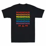 WOODSTOCK 音樂藝術節 1969 PEACE LOVE 復古男士 T 恤