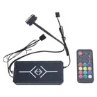 ARGB Controller 4Pin PWM 5V 3Pin ARGB Cooling Fan Remote Control for Case