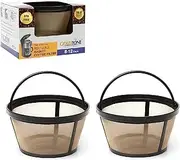 Goldtone Reusable 8-12 Cup Basket Filter fits Black & Decker Coffee Machines and Brewers. Replaces Your Black+Decker Reusable Coffee Filter and Permanent Black & Decker Coffee Basket Filter (2 Pack)