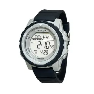 【JAGA 捷卡】M1224 多功能計時日期顯示手錶 時尚外觀