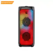 NEW Party Karaoke System Dual 8 Inch High Power Light Show Super Bass Bluetooth