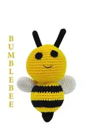 Amigurumi Handmade crochet Honeybee "BUMBLE BEE"