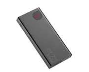 22.5W Digital Display Mini Portable Charging Treasure Ultra-thin Mobile Phone Mobile Power Fast Charging-Black