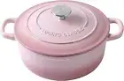 EDGING CASTING Enameled Cast Iron Dutch Oven with Dual Handle, 3.5 Quart
