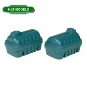 BNIB OO Gauge Bachmann 44-500 Plastic Bunded Tank (x2)
